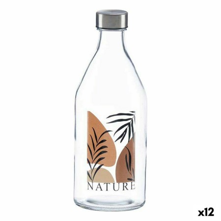 Bouteille Nature Transparent Acier verre 1,1 L (12 Unités)