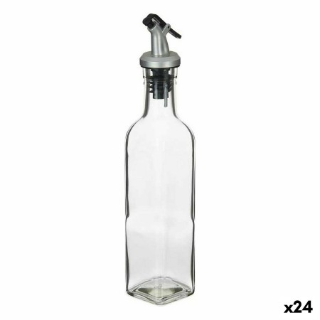 Aceitera 250 ml Transparente Acero Vidrio (24 Unidades)