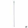 Palo para Escoba Rayas 2,3 x 130 x 2,3 cm Azul Metal (12 Unidades)