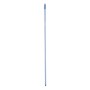 Palo para Escoba Rayas 2,3 x 130 x 2,3 cm Azul Metal (12 Unidades)