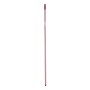 Manche à balai Rayures 2,3 x 130 x 2,3 cm Rouge Métal (12 Unités)