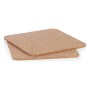 Set Salvamantel 18 x 0,5 x 18 cm Natural Corcho (12 Unidades)