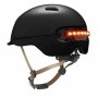 Casco para Patinete Eléctrico Negro Luz LED 60-62 cm