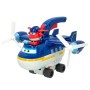 Figura Articulada Super Wings Avión Policía 2 en 1