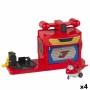 Playset de Vehículos Super Wings Jett Hangar (4 Unidades)