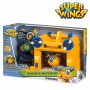 Jeu de Véhicules Super Wings Donnie Hangar (4 Unités)