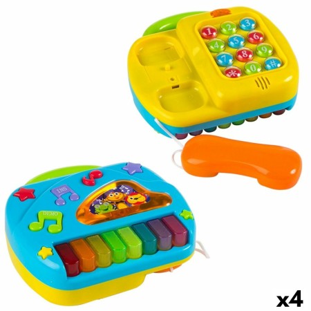 Piano interactif pour bébé PlayGo 2 en 1 19,5 x 8,5 x 20 cm (4 Unités)