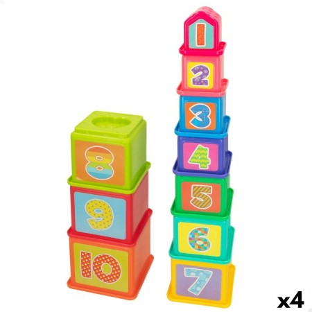 Bloques Apilables PlayGo 10,2 x 50,8 x 10,2 cm 4 Unidades