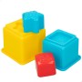 Blocs Empilables PlayGo 10,5 x 9 x 10,5 cm 16 Pièces 4 Unités