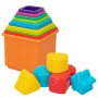 Bloques Apilables PlayGo 10,5 x 9 x 10,5 cm 16 Piezas 4 Unidades