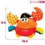 Jouet musical Winfun Crabe 25,5 x 19,5 x 9 cm (2 Unités)