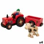 Tractor Woomax Rojo 4 Piezas 4 Unidades