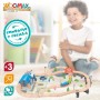 Playset de Vehículos Woomax 90 Piezas 24 x 4,5 x 3 cm 2 Unidades