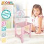 Trona Woomax Rosa Blanco Muñecas 2 Unidades