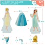 Figuras Princesses Disney 9 x 20,5 x 1,2 cm 45 Piezas 4 Unidades