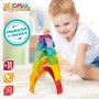 Puzzle enfant en bois Woomax Arc-en-ciel 11 Pièces 2 Unités