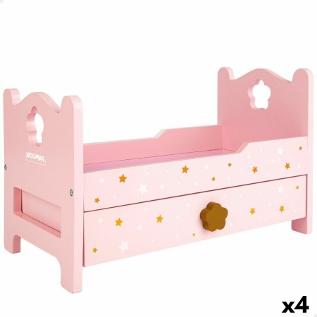 Cama Woomax Rosa 31 x 20 x 16 cm 4 Unidades