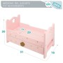 Cama Woomax Rosa 31 x 20 x 16 cm 4 Unidades