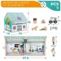 Playset Woomax Veterinario 19 x 18 x 19 cm 9 Piezas 4 Unidades