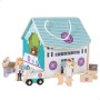 Playset Woomax Veterinario 19 x 18 x 19 cm 9 Piezas 4 Unidades