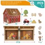 Playset Woomax Granja 19 x 18 x 19 cm 9 Piezas 4 Unidades