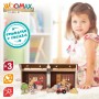 Playset Woomax Granja 19 x 18 x 19 cm 9 Piezas 4 Unidades