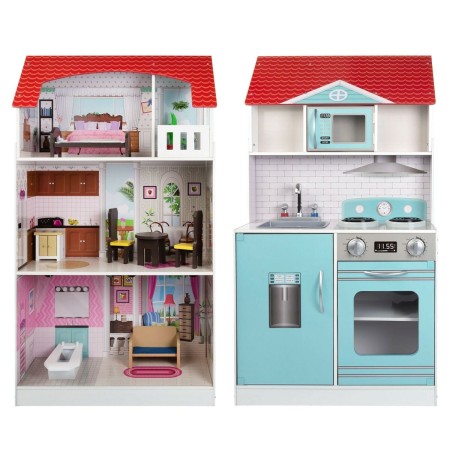 Cuisinière jouet Play & Learn Maison de poupée 60 x 107 x 48 cm