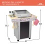 Cuisinière jouet Teamson BBQ 60 x 66,5 x 30 cm