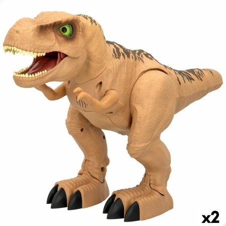 Figurine Funville T-Rex 45 x 28 x 15 cm Plastique (2 Unités)