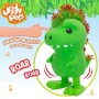 Jouet Peluche Eolo Jiggly Pets Dinosaure 10 x 20,5 x 15 cm Plastique (4 Unités)