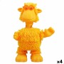 Peluche Eolo Jiggly Pets Jirafa 21 x 28,5 x 16 cm Plástico (4 Unidades)