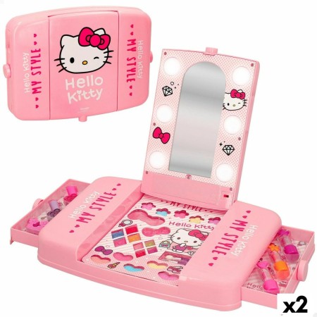 Set de Maquillaje Infantil Hello Kitty 28 piezas (2 Unidades)