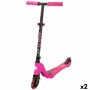 Patinete Eezi Negro Rosa 2 Unidades