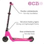 Trottinette Eezi Noir Rose 2 Unités