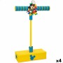Saltador pogo Mickey Mouse Amarillo Infantil 3D (4 Unidades)