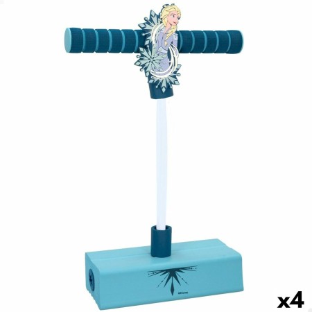 Bâton sauteur Frozen Bleu Enfant 3D (4 Unités)