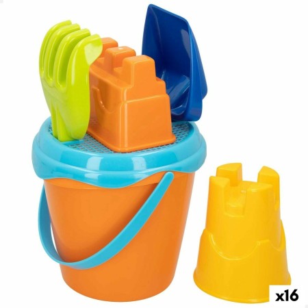 Set de Juguetes de Playa Colorbaby Polipropileno (16 Unidades)
