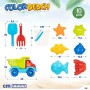 Set de jouets de plage Colorbaby polypropylène (8 Unités)