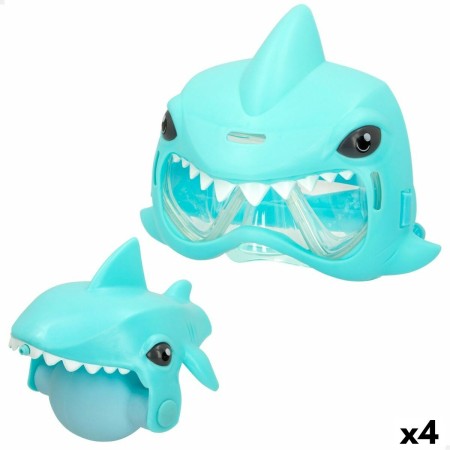 Ensemble pistolet à eau et masque de plongée Eolo Requin 18 x 15 x 8,5 cm (4 Unités)