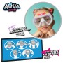 Set de pistola de agua y máscara de buceo Eolo Unicornio 14,5 x 10 x 6,5 cm (4 Unidades)