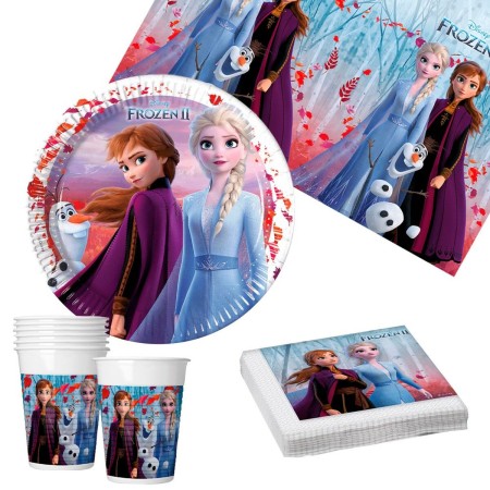 Set d'articles de fête Frozen 37 Pièces