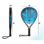 raquette de squash Aktive Bleu/Noir (4 Unités)