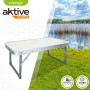 Table Piable Aktive Blanc 56 x 24 x 34 cm (4 Unités)