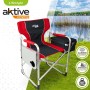 Silla Plegable para Camping Aktive Rojo Gris 61 x 92 x 52 cm (2 Unidades)