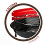 Barbecue Portable Aktive Rouge 37 x 44 x 33 cm Plastique Fer