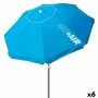 Parasol Aktive 200 x 205 x 200 cm Bleu Acier (6 Unités)