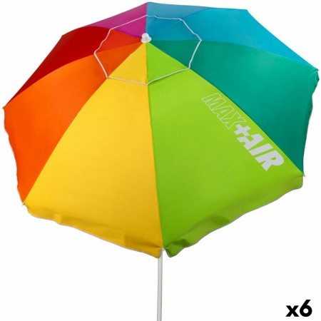 Parasol Aktive Multicouleur 220 x 215 x 220 cm Acier (6 Unités)