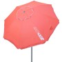 Parasol Aktive 220 x 208 x 220 cm Acier Corail Aluminium (6 Unités)