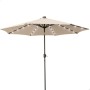 Parasol Aktive Lumière LED 300 x 250 x 300 cm Acier Crème Ø 300 cm