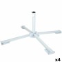 Base pour parapluie Aktive EPS 85 x 31 x 85 cm Blanc Plastique Éponge (4 Unités)